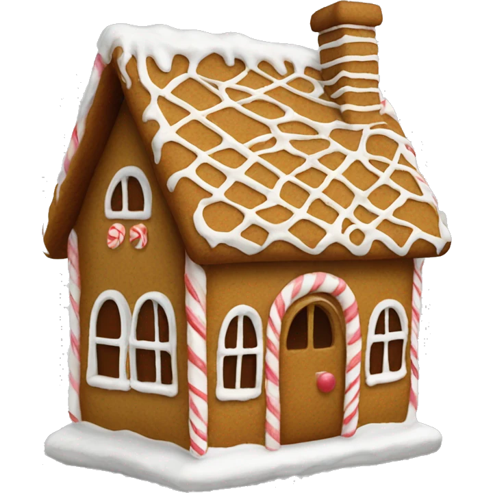 Gingerbread house emoji