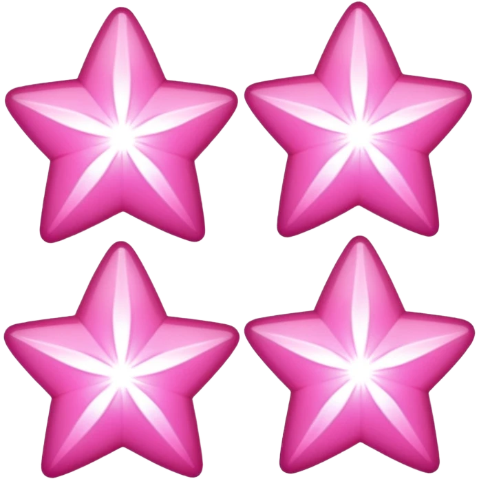 Pink stars emoji