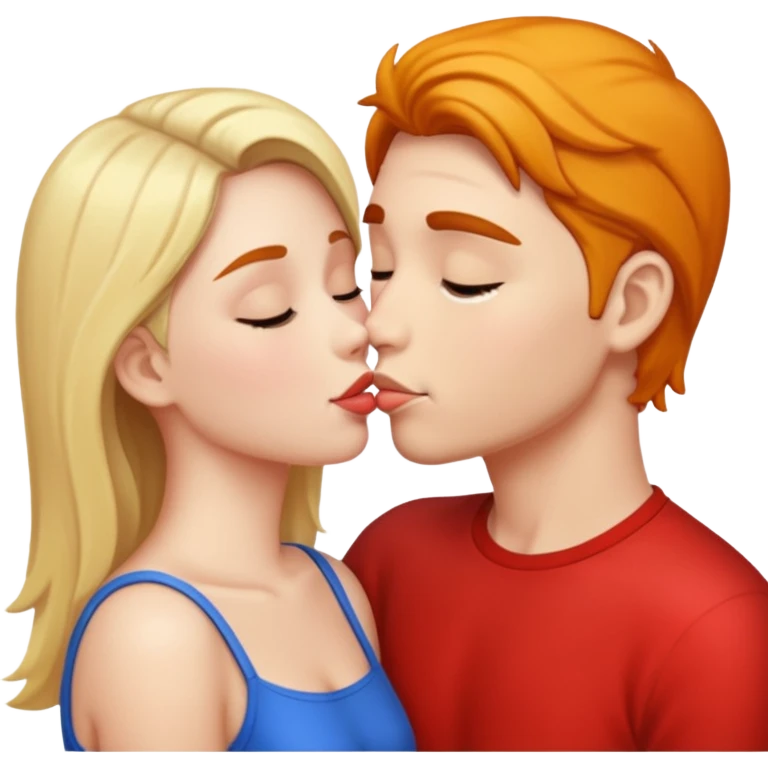 Two people kissing emoji