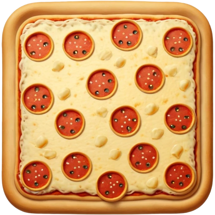 Pizza square emoji