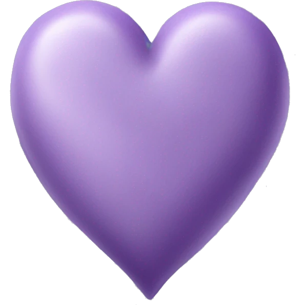 lavender heart emoji