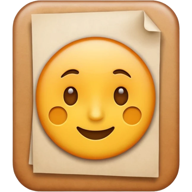 Paper emoji