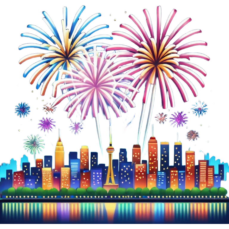 Night City Fireworks emoji