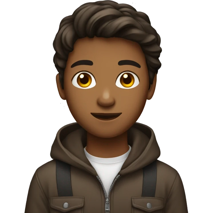 Adolescente de 17 ans brune emoji