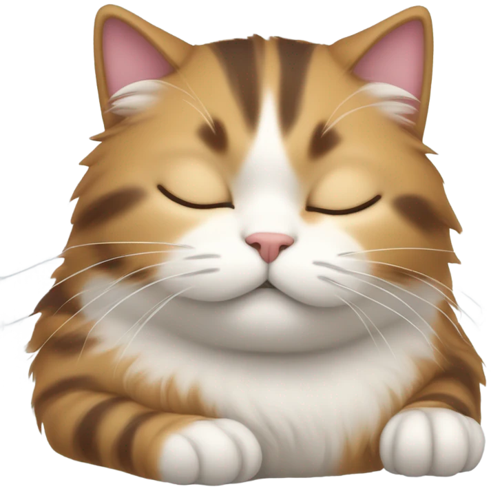 Cat sleeping  emoji