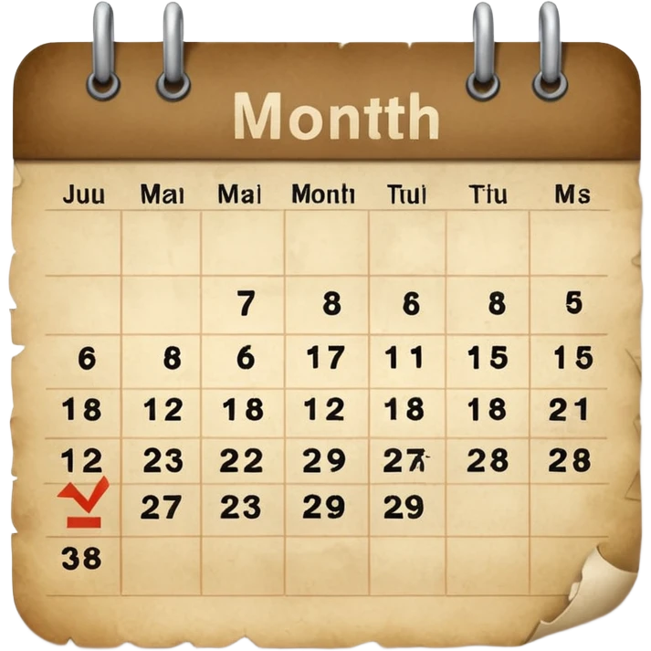 A month emoji
