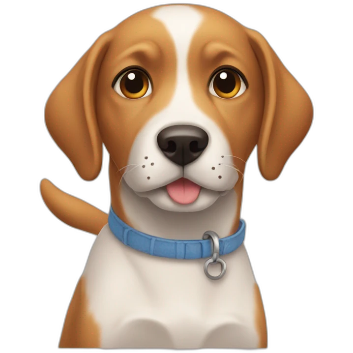 Dog wearing 🧦 emoji