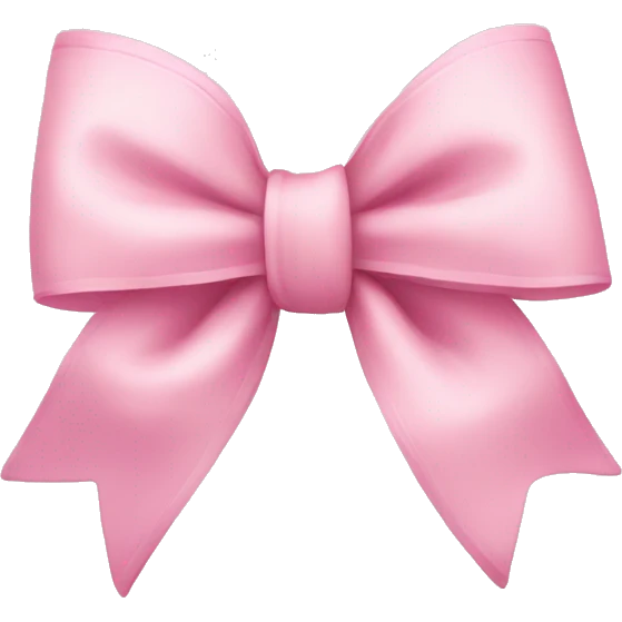Light pink bow  emoji
