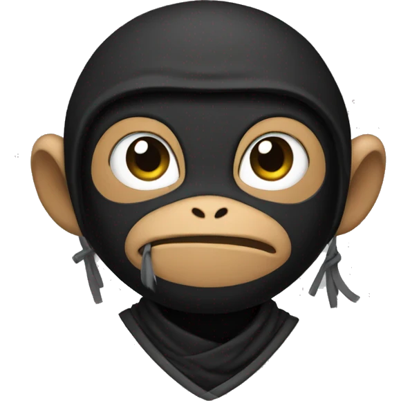 monkey ninja emoji