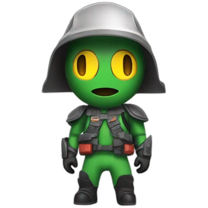 Un Minimoys avec des robux emoji