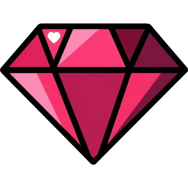 ruby gemstone emoji