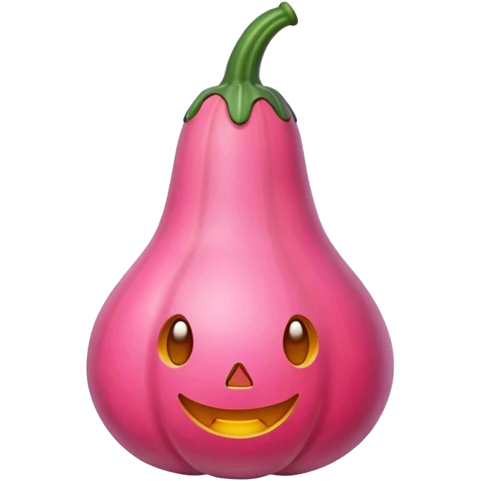 pink gourd  emoji