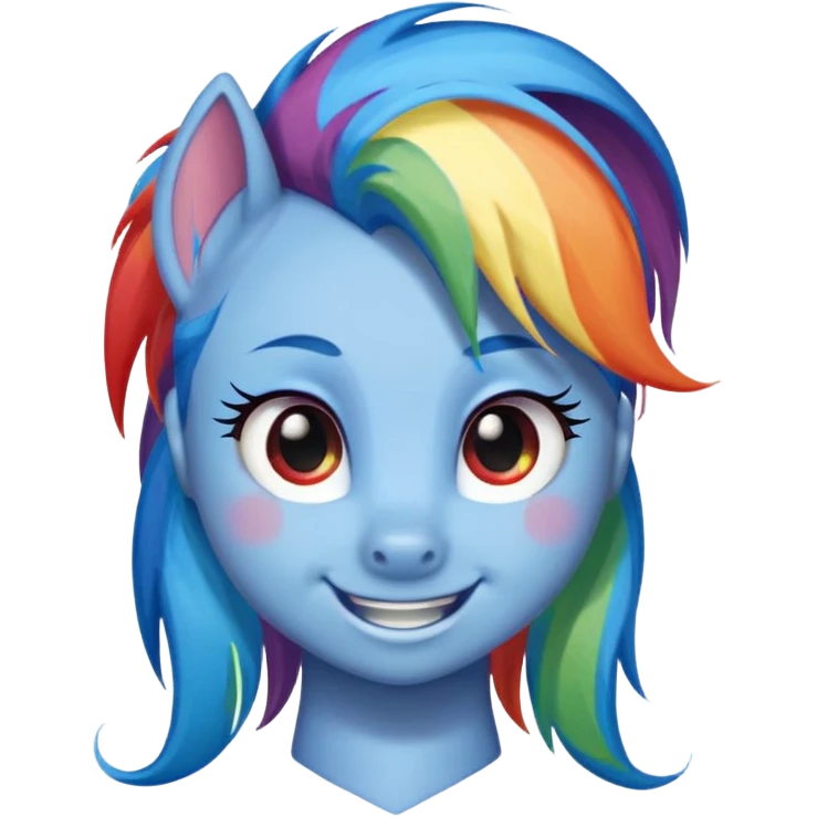 Rainbow dash emoji