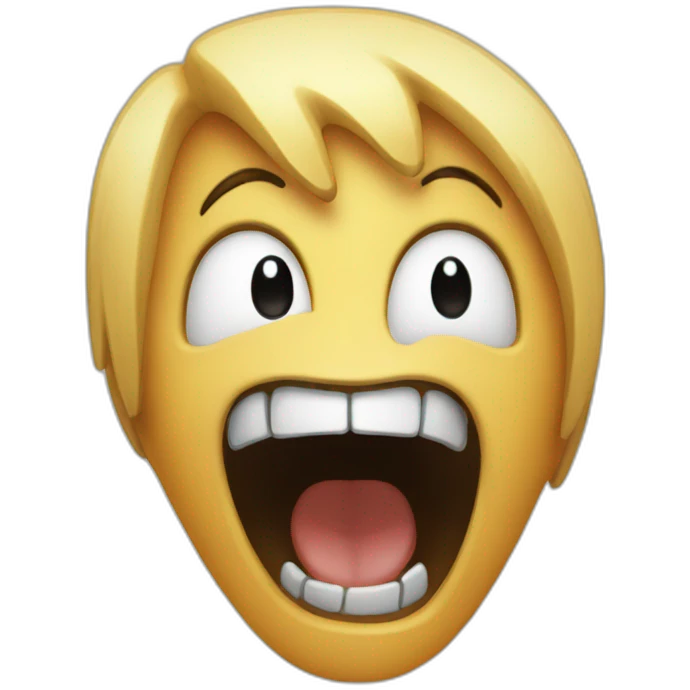 Scream emoji
