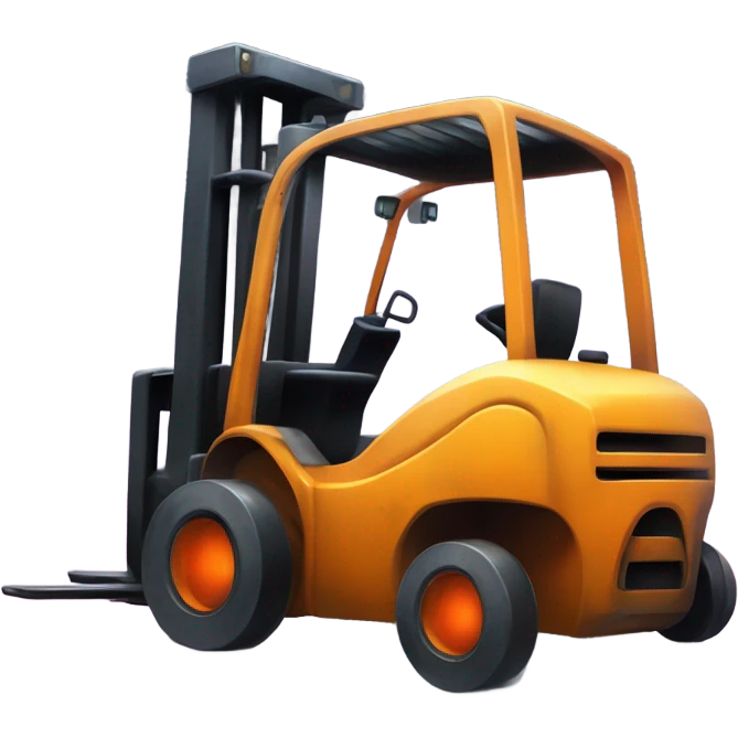 Haunted forklift emoji