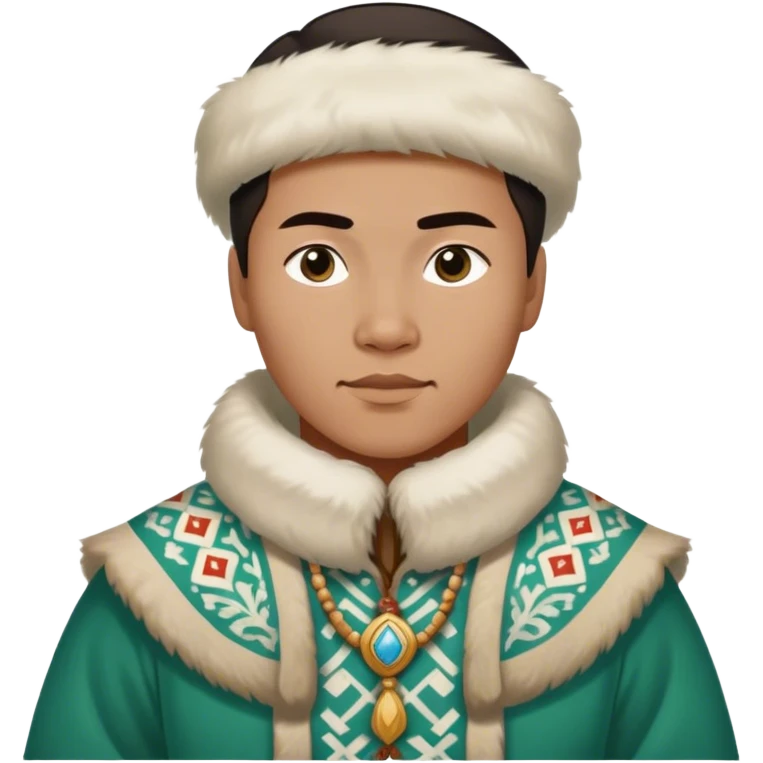 greenland citizen traditional outfit standing full scale emoji