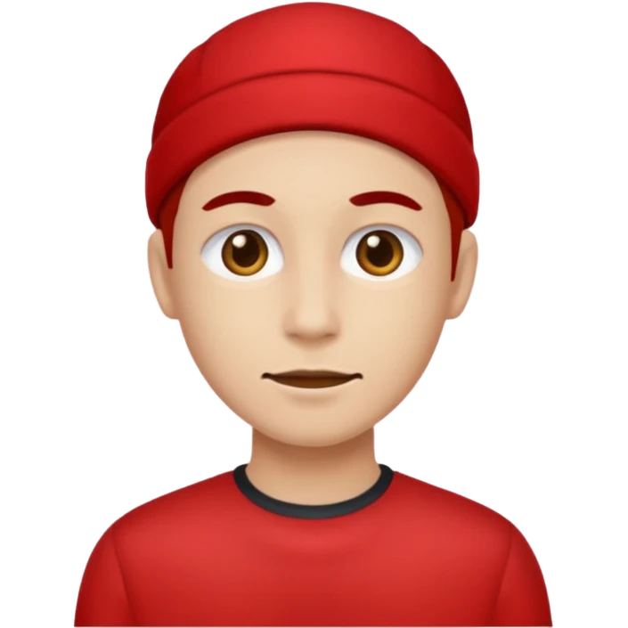 انا البس احمر emoji