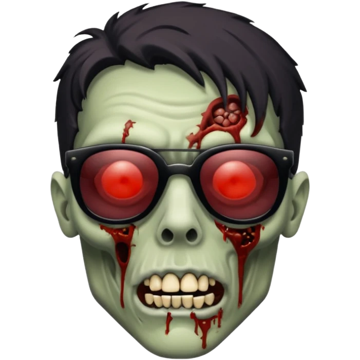 zombie with black sunglasses emoji