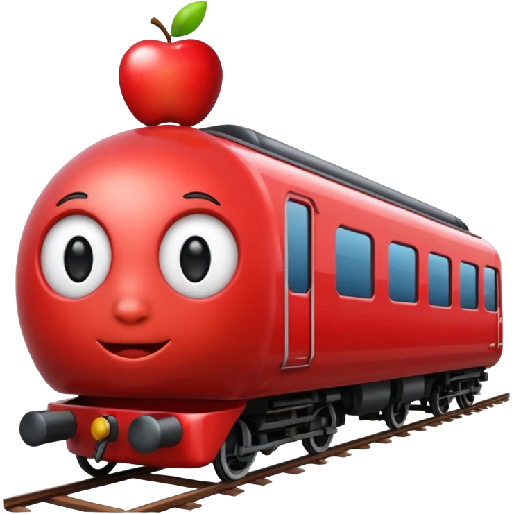 train Apple emoji emoji