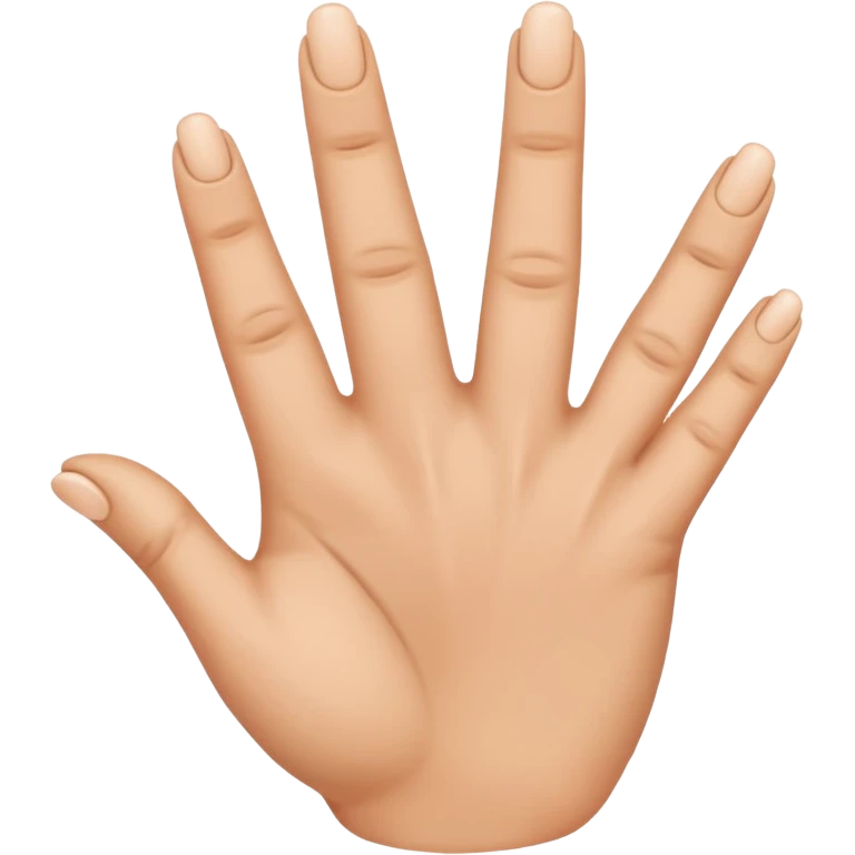 Middle and thumb finger tapping together emoji