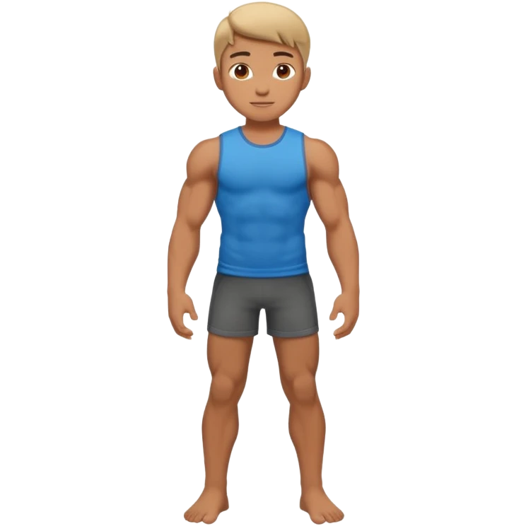 Naked boy full body emoji