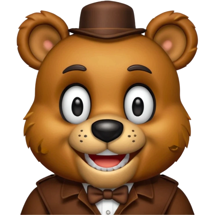 Make Freddy from fnaf emoji