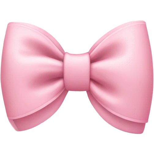 light pink bow on light pink bow emoji