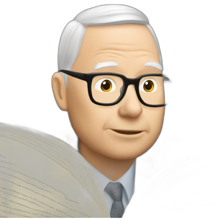 charlie munger reading a book emoji