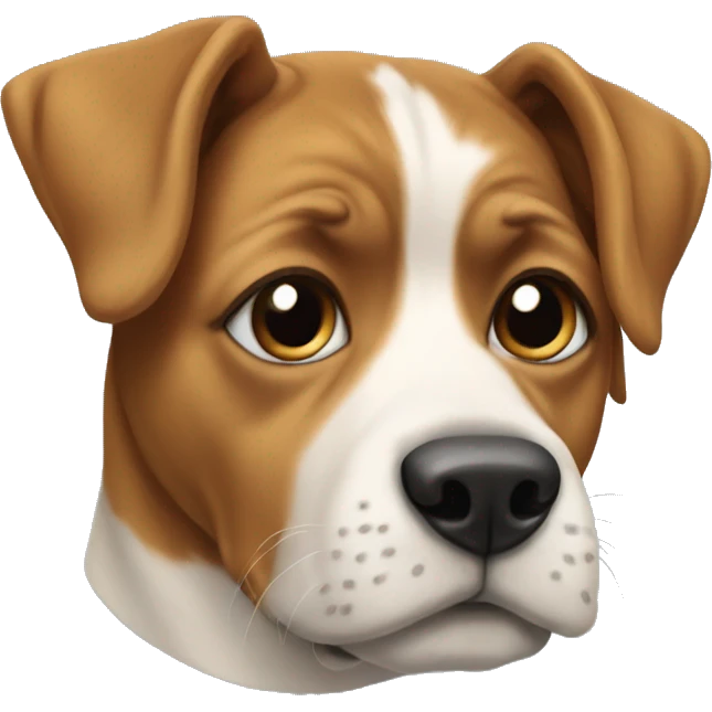Charlotte face on a dog  emoji