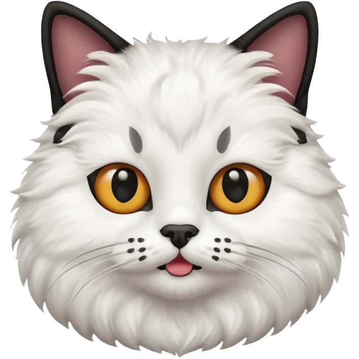 cat with black mustache emoji
