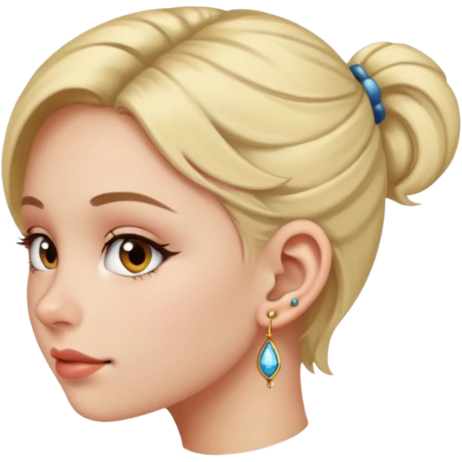 girl ear emoji