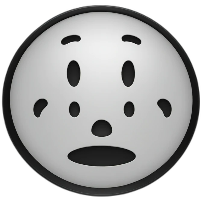 Black vinyl record emoji