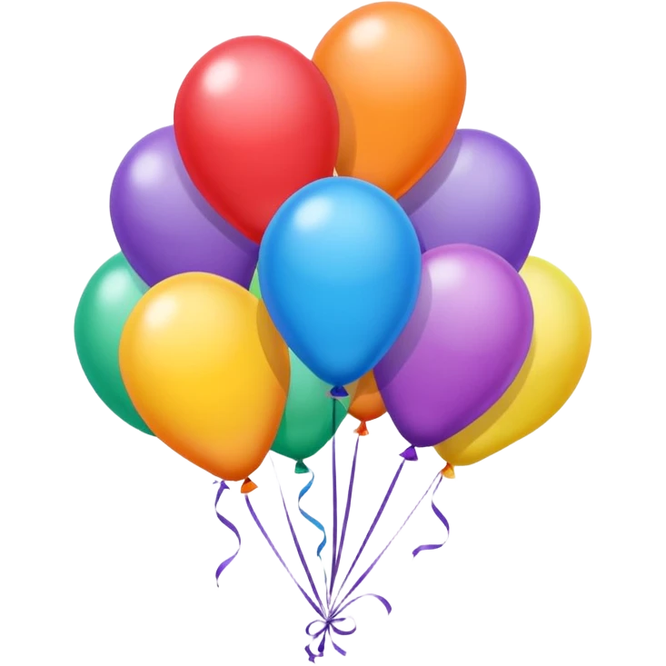 Birthday balloons  emoji