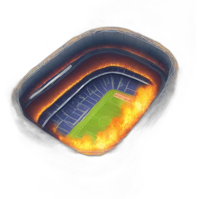 stade en feu emoji