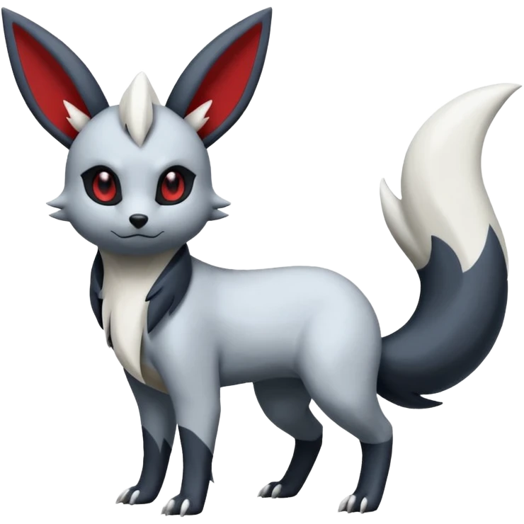 Umbreon-Absol-Minccino-Zangoose-fusion-hybrid-creature  emoji