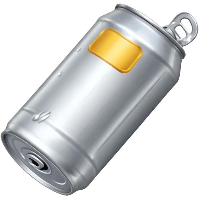 beer can lying on the ground emoji