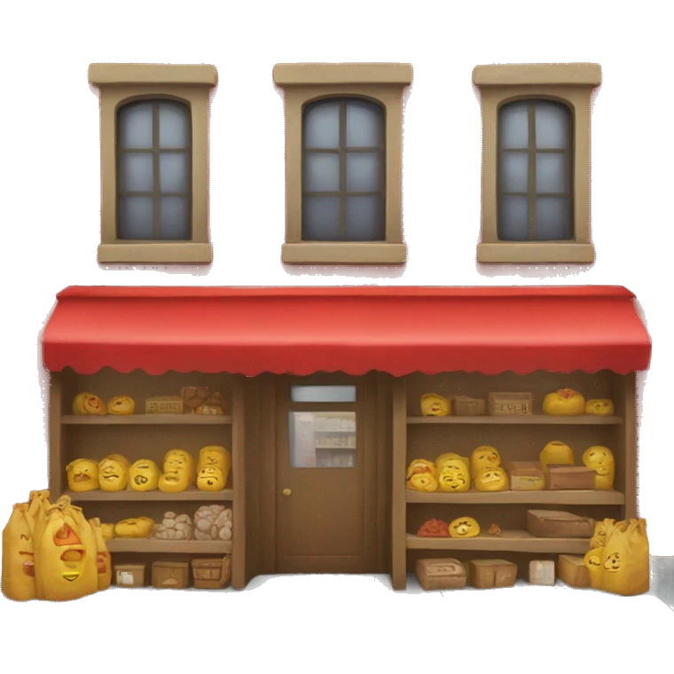 red merchant store emoji