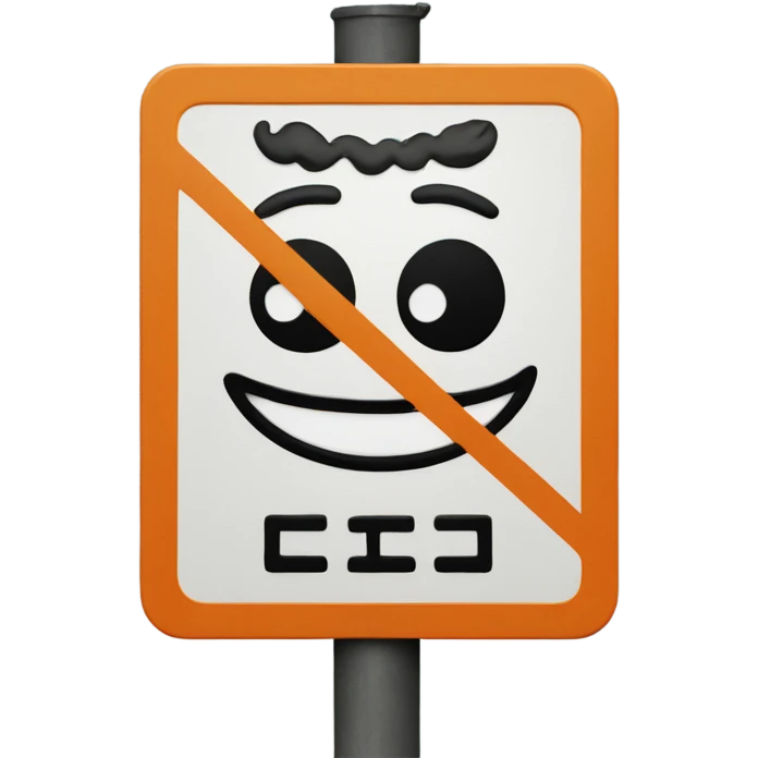 go street sign emoji