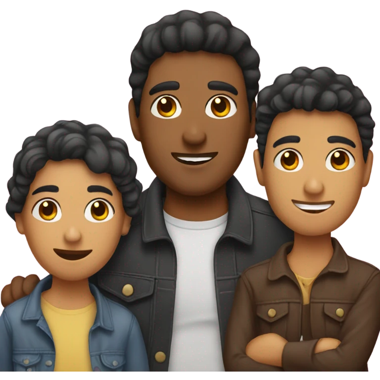 Three Hispanic best friends  emoji