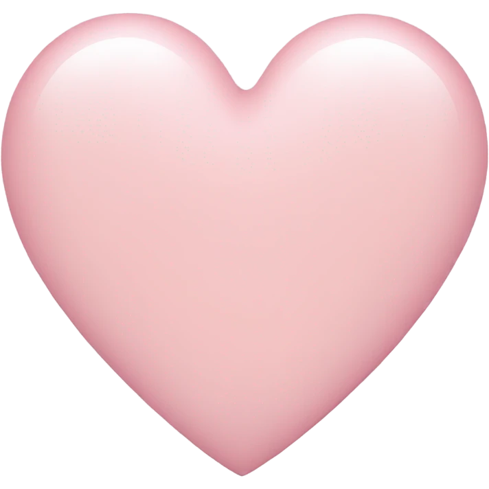 Light pink heart  emoji