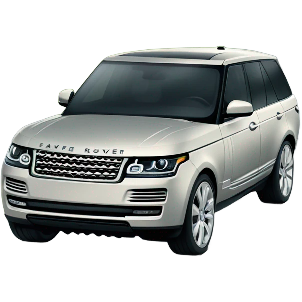 A ranger rover on an unfamiliar road, with mountains in the background and the sun rising emoji