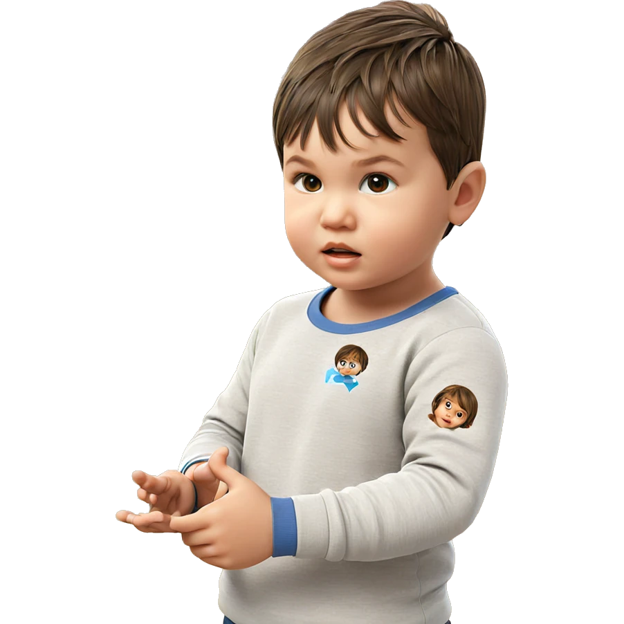 brown haired boy portrait emoji