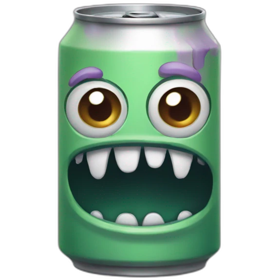 Monster canette emoji