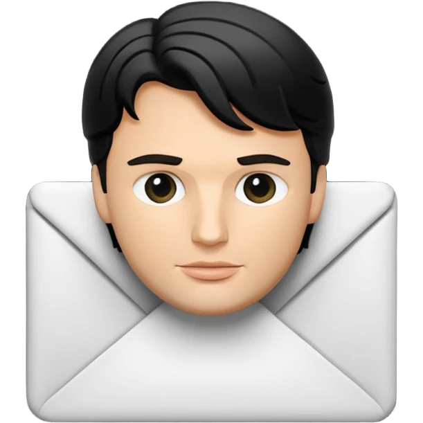 sobre de correo con el nombre de Tom Welling emoji