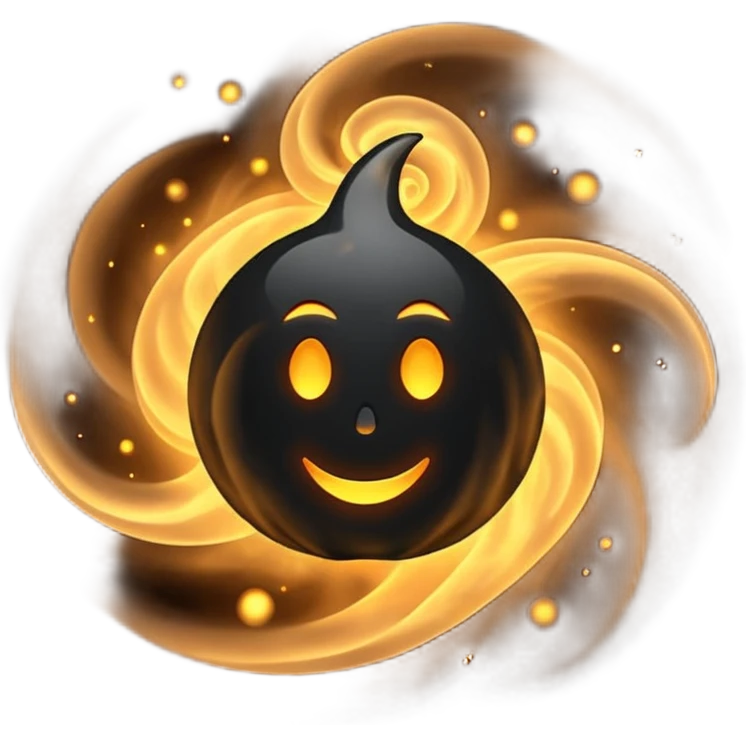 black magic particles emoji