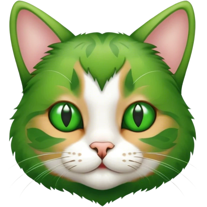 Shamrock cat emoji