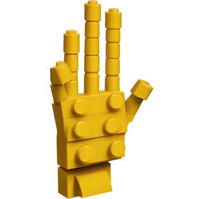 Lego hand emoji