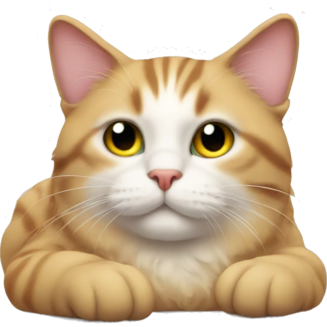 Cat chilling emoji