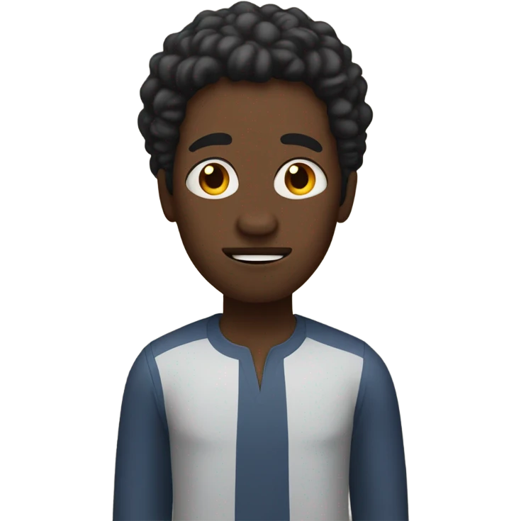  A Black man saying I don't know” emoji