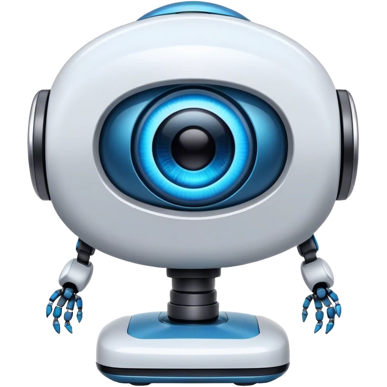 oeil bleu moitier robot emoji